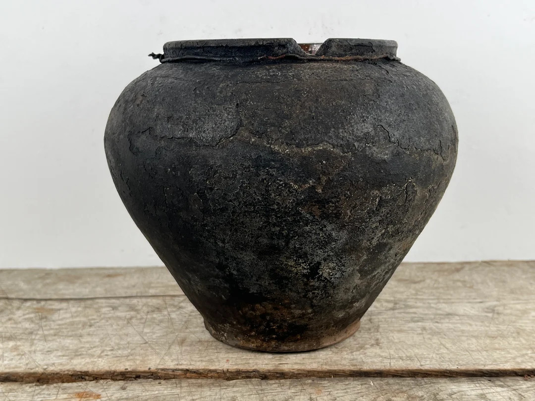 Ancient clay pot, Antique clay vessel, Rustic ceramic bowl, Pottery jug, Primitive rustic earthen... | Etsy (US)