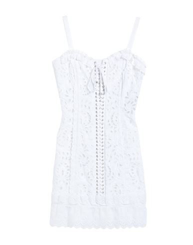 Dolce & gabbana Woman Mini dress White Size 4 Cotton, Viscose, Polyester | YOOX (US)