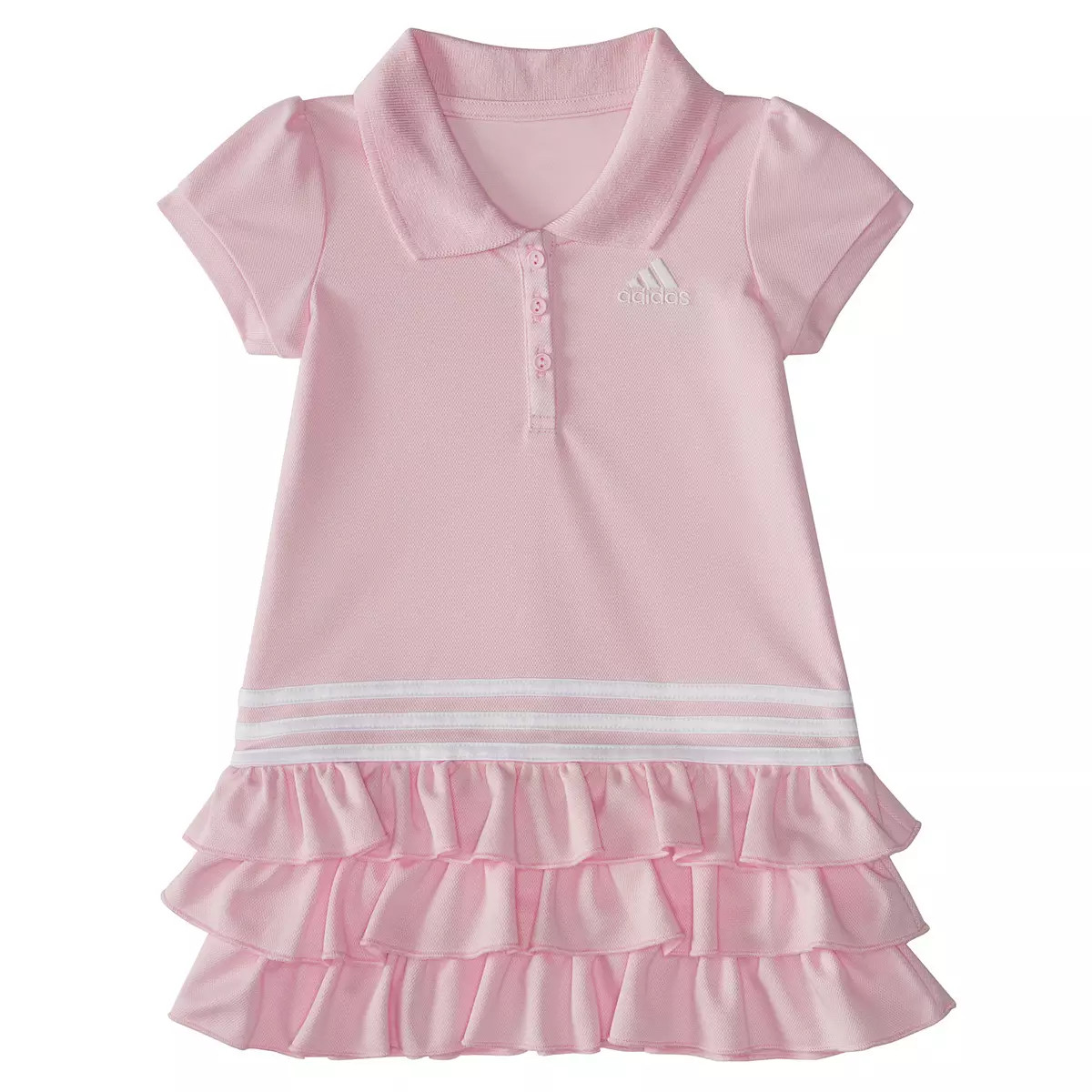 Toddler Girl Adidas Short Sleeve Polo Dress | Kohl's