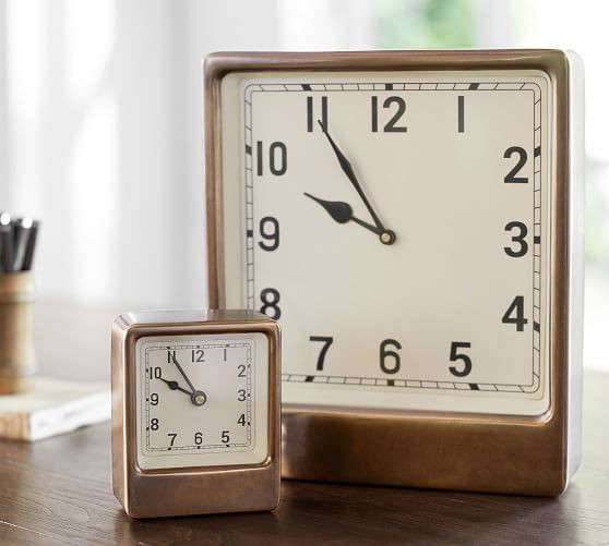Anton Desktop Clock | Pottery Barn (US)