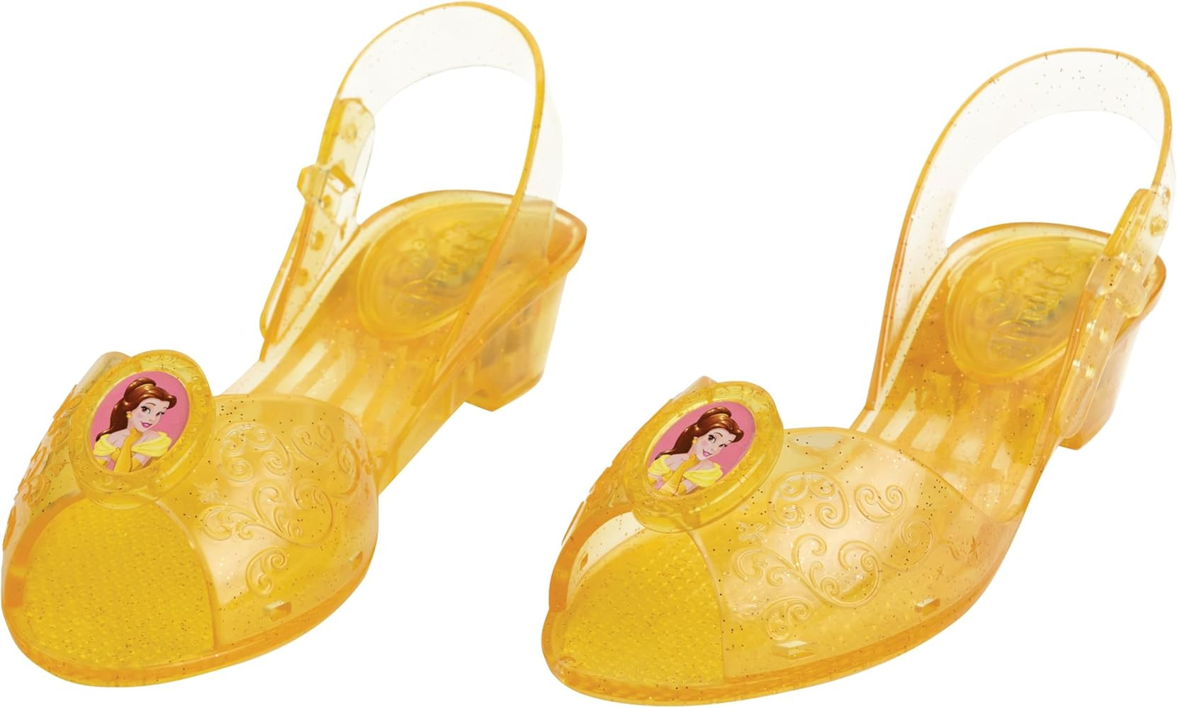 Belle Light Up Shoes, Official Disney Princess Light-Up Costume Shoes with Belle Emblem, Kids Siz... | Amazon (US)