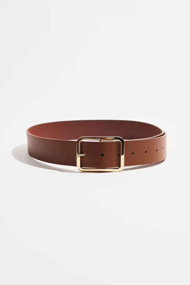 Rounded Square Buckle Belt | Dynamite Clothing