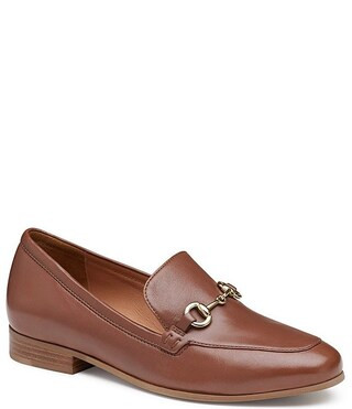 Johnston & Murphy Ali Bit Buckle Leather Loafers | Dillard's | Dillard's