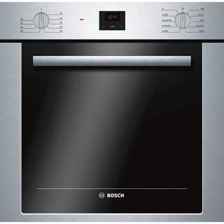 Bosch 500 Series 24 in. Built-In Single Electric Wall Oven with European Convection and Dual Clea... | The Home Depot