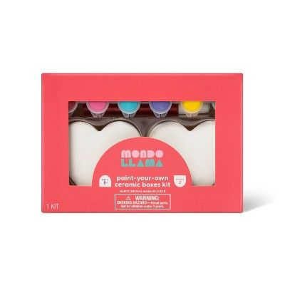 Valentine's Day Paint-Your-Own Ceramic Heart Trinket Kit - Mondo Llama™ | Target