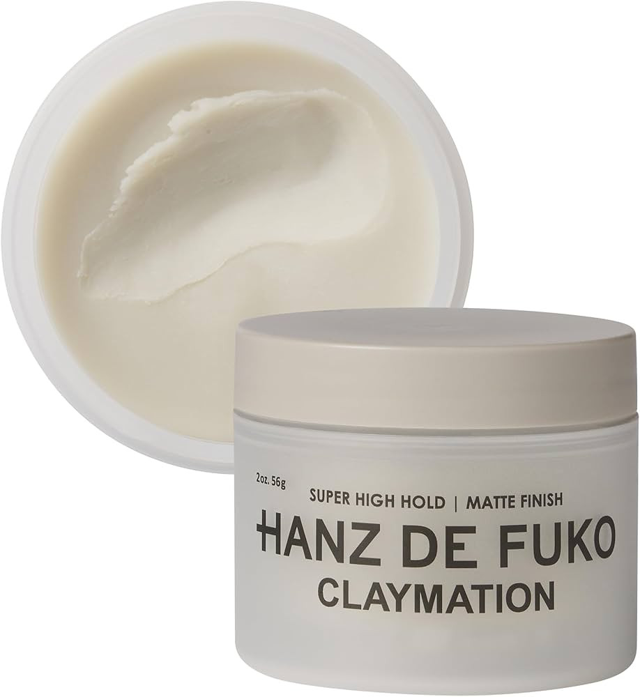 Hanz de Fuko Claymation \u2013 Premium Men\u2019s Hair Styling Clay for a Super High Hold, Matte ... | Amazon (US)