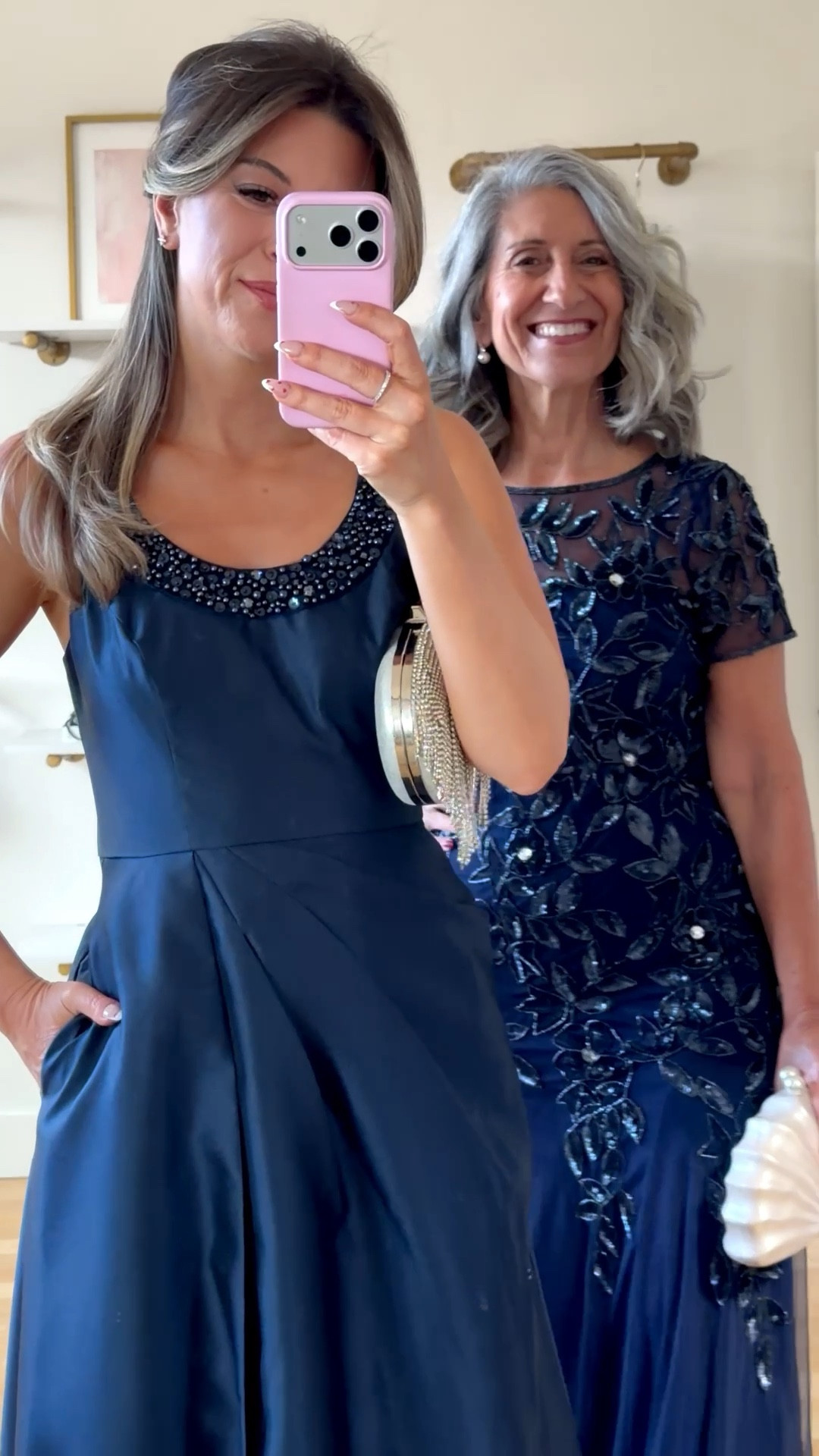 Mom and me navy wedding guest and formal event dresses

Electric picks code: emerson20

Wearing my usual small/2
Mom wears a medium/6

Wedding guest
Formal event
Satin
Sequin
Special occasion
Mother of the bride

#LTKSeasonal #LTKgrwm #LTKWedding