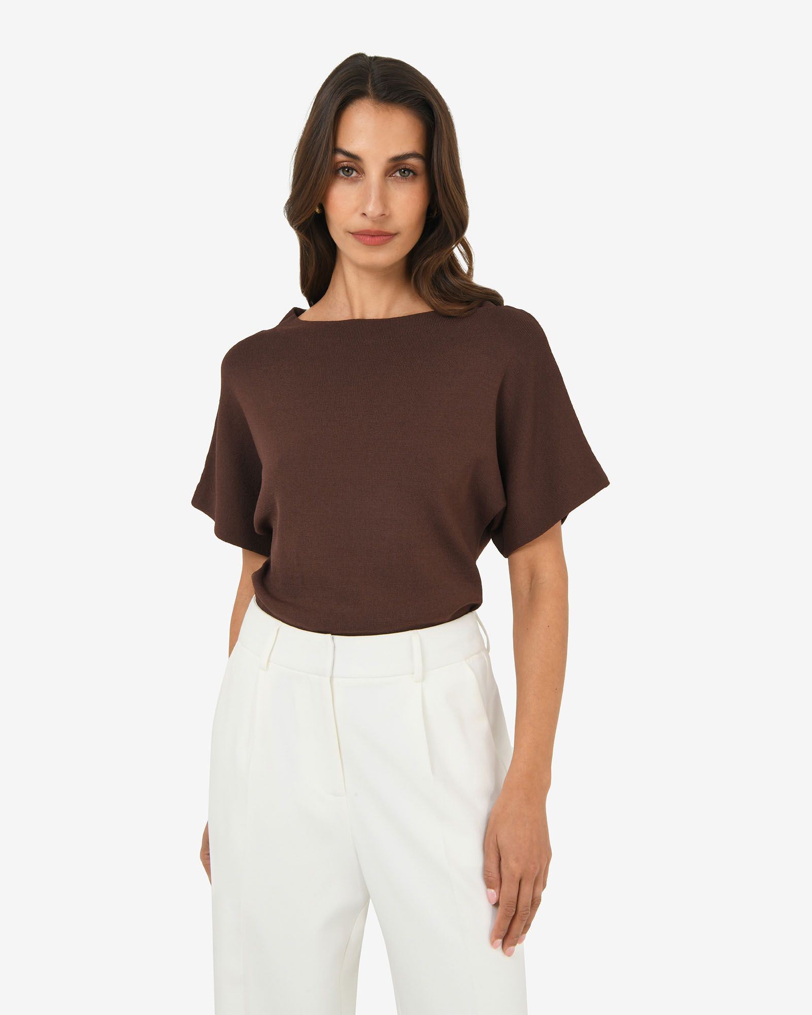 Jemma Relaxed Knit Top | FORCAST