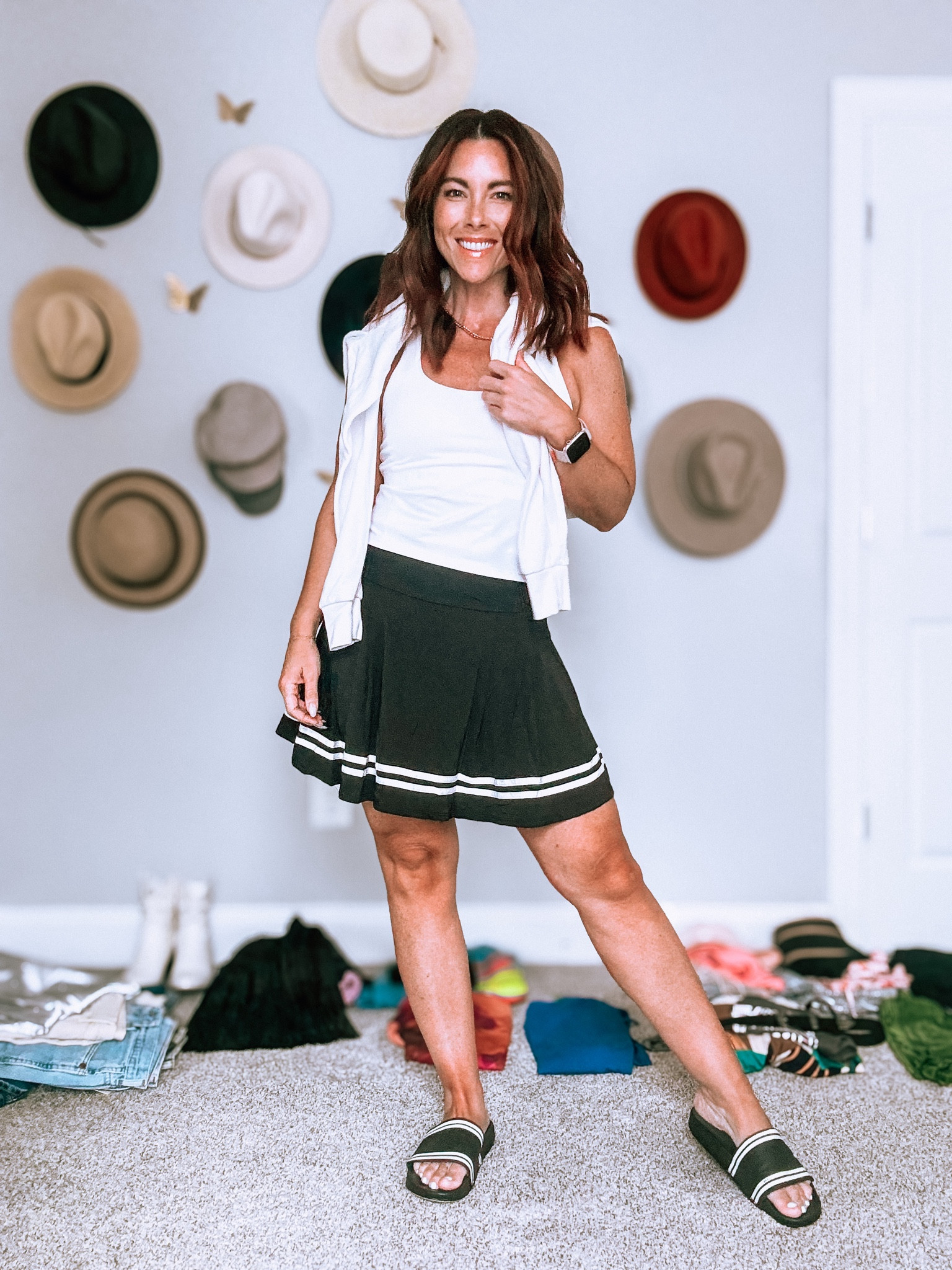 Love this athletic set so much!! Skirt has built in shorts with a pocket; top has built in bra and a cute strappy design on the back. I’m in a medium in both.

#LTKFitness #LTKFindsUnder50 #LTKActive