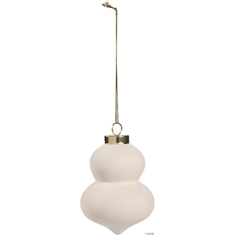 3 1/2" DIY Ceramic 3D Fancy Christmas Ornaments - 12 Pc. | Oriental Trading Company