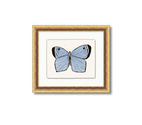 Jordan Connelly Soft Butterfly Framed Wall Art | Pottery Barn Kids