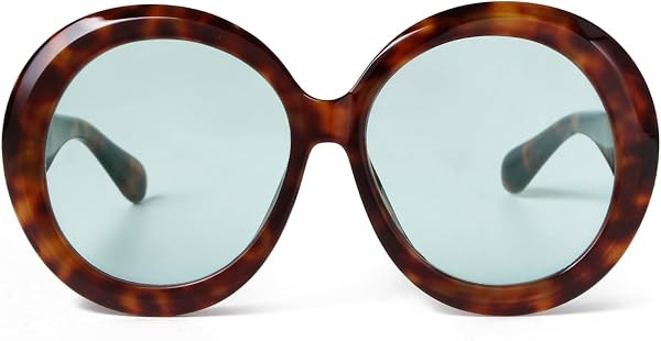ADE WU Oversized Round Sunglasses for Women | Amazon (US)