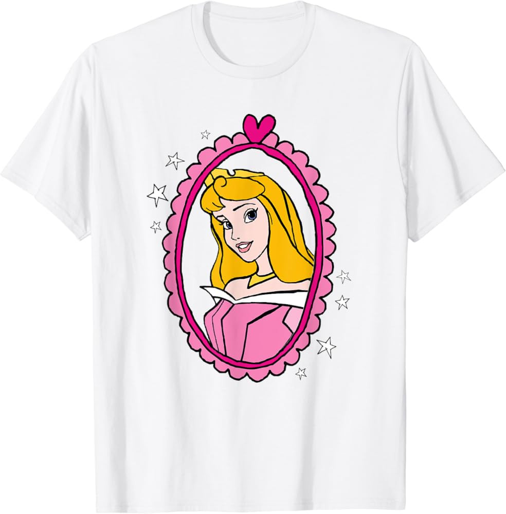 Disney Princess Sleeping Beauty Aurora Portrait T-Shirt T-Shirt | Amazon (US)