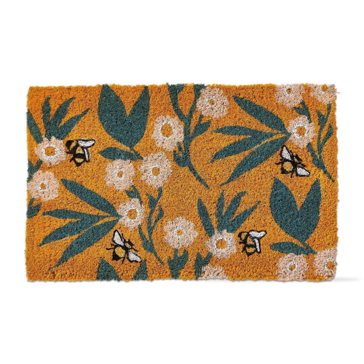 TAG Bee Floral Coir Mat | Target