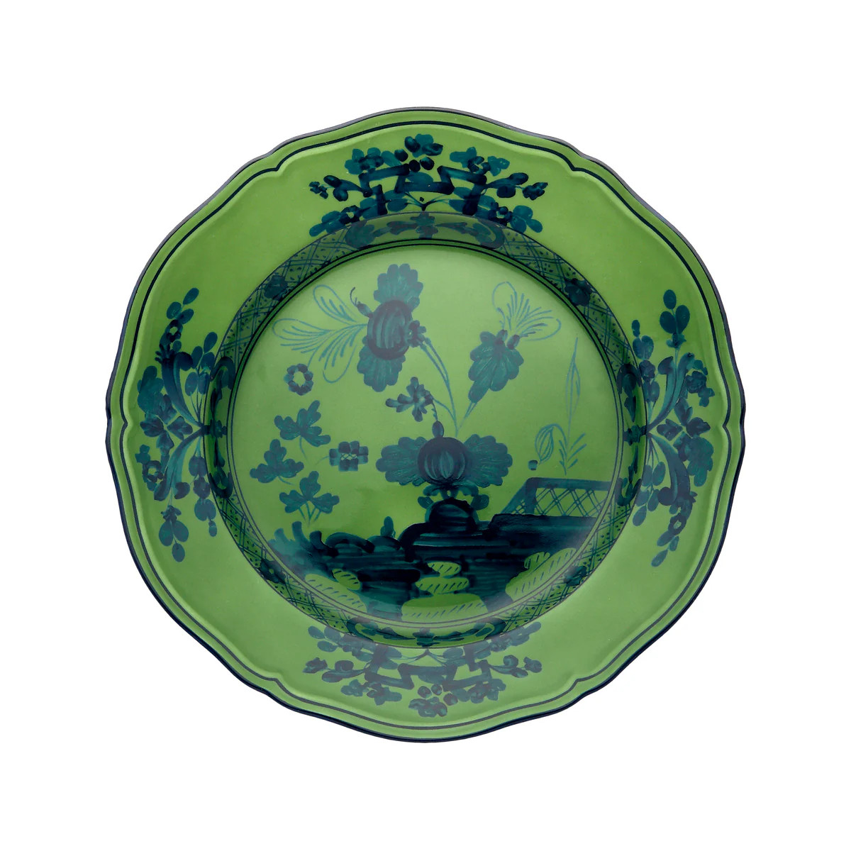 Oriente Italiano Dinner Plate in Malachite | Over The Moon