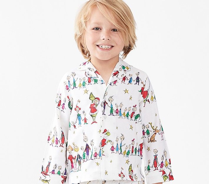 Dr. Seuss's The Grinch™ Flannel Pajama | Pottery Barn Kids