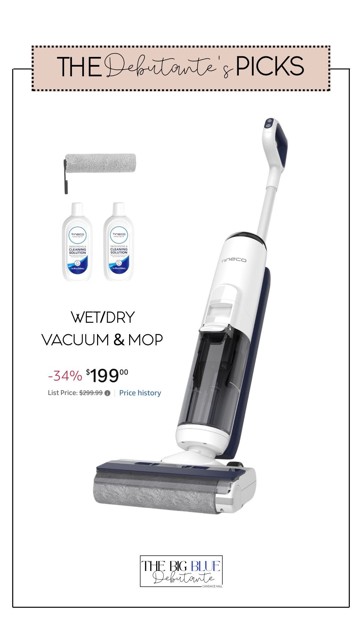 Do yourself a favor and just get it! You don’t realize how dirty your floors are until you use this! Works on tile, hardwood, etc. and it’s on major sale today!

#LTKSpringSale #LTKHome #LTKSaleAlert