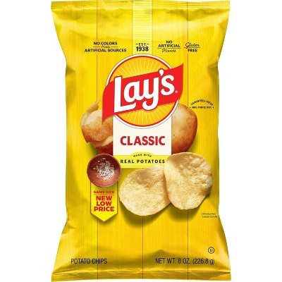 Lay's Classic Potato Chips - 8oz | Target