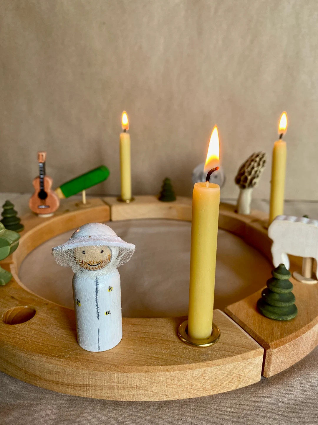 Beeswax Celebration Candles- Sustainably Harvested, Fits Grimm’s Rings - Etsy | Etsy (US)