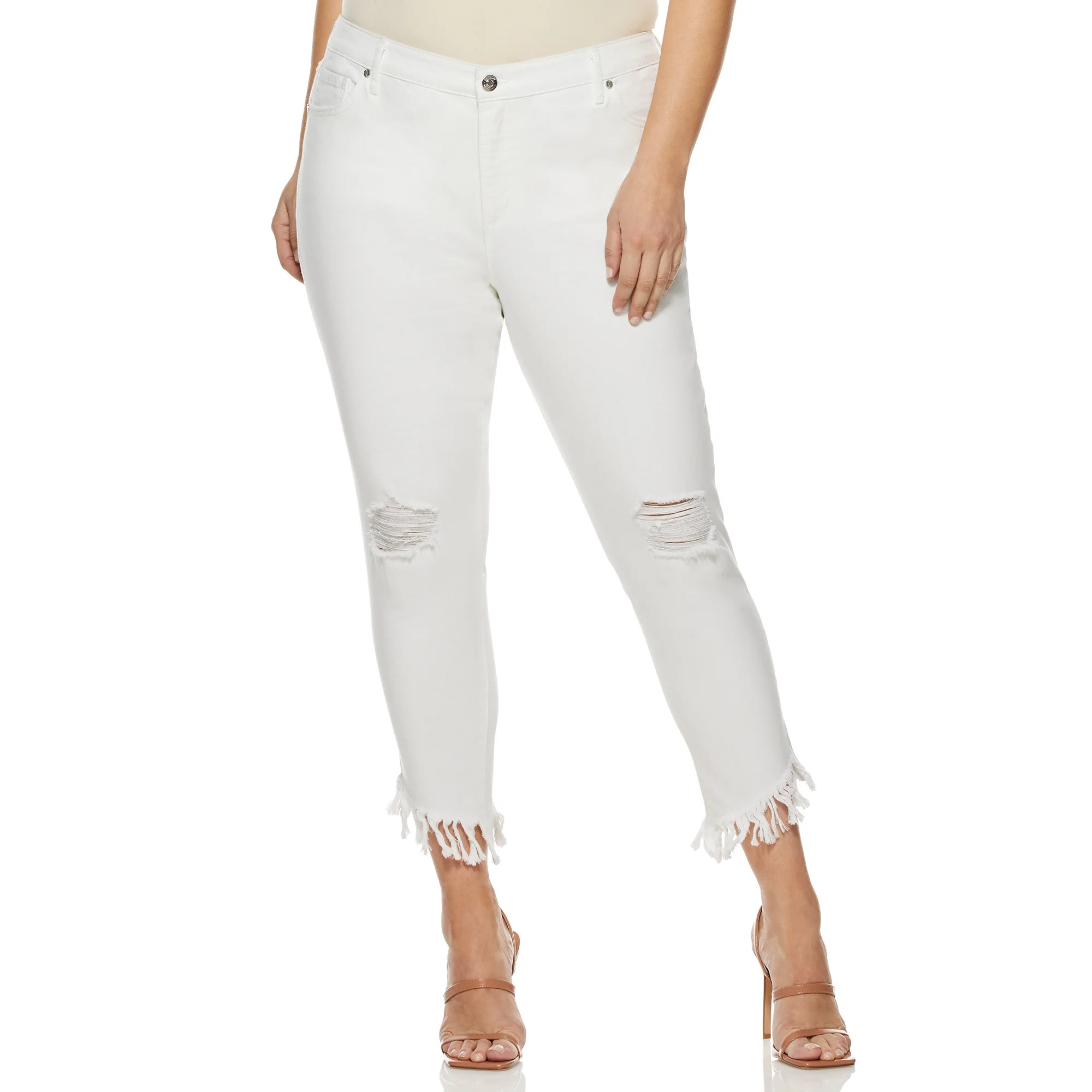 Sofia Jeans by Sofia Vergara Plus Size High-Rise Curvy Cha Cha Ankle Jeans | Walmart (US)