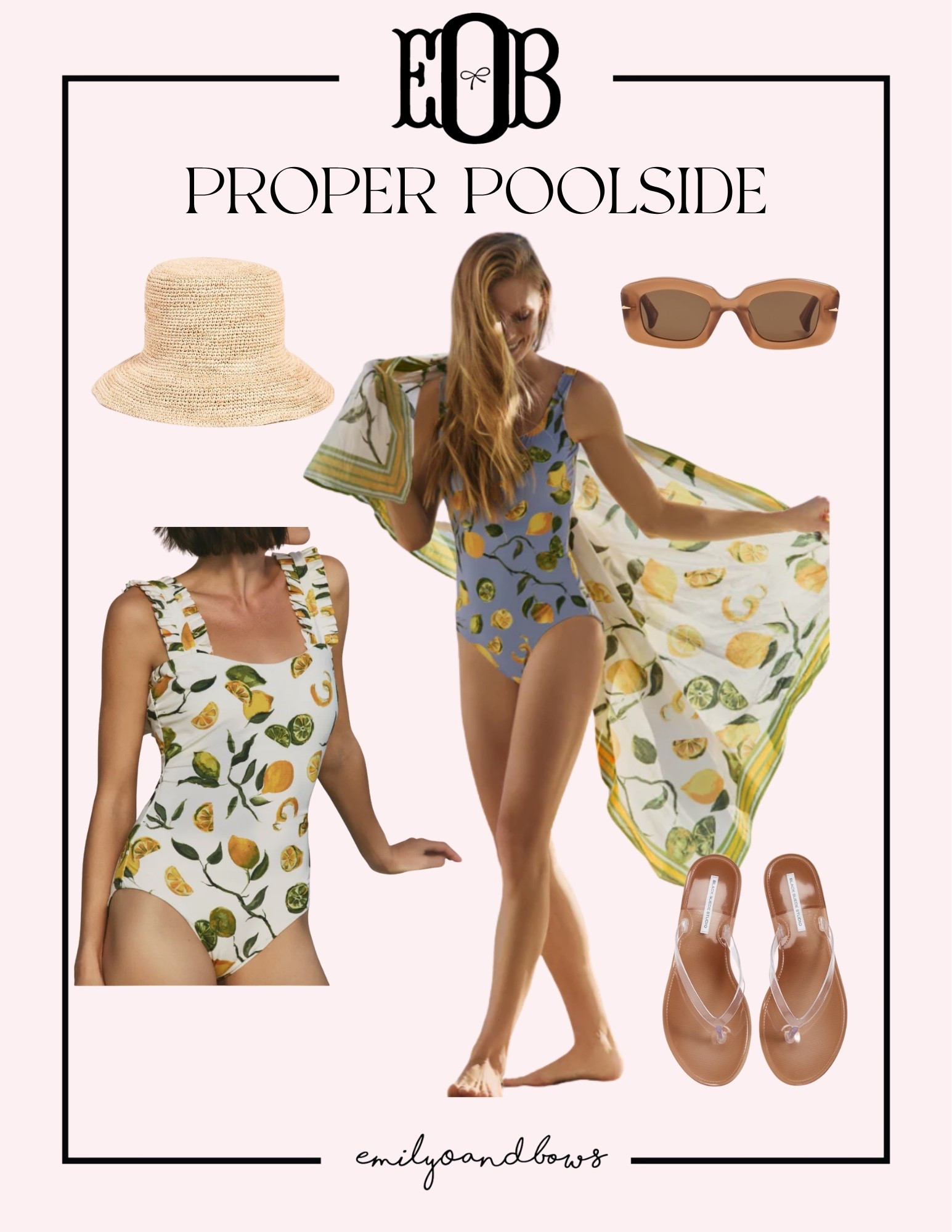 Poolside looks for any upcoming summer vacations! 