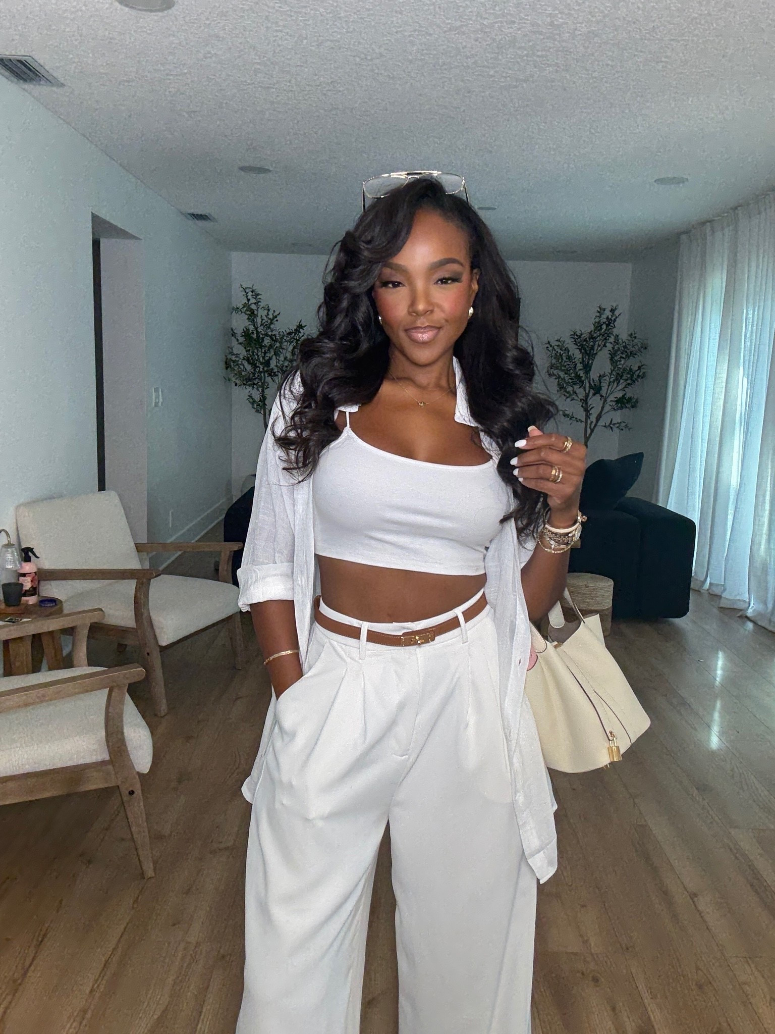 Scroll to shop! ✨ Everything from this look is linked below. 👇🏽    
Wearing: Size Small | 5’4” | 140 lbs  
📲   Download the FREE LTK app & follow me (@kirasfashionfinds) to shop all my daily finds.  #LTKootd #LTKPetite #LTKU