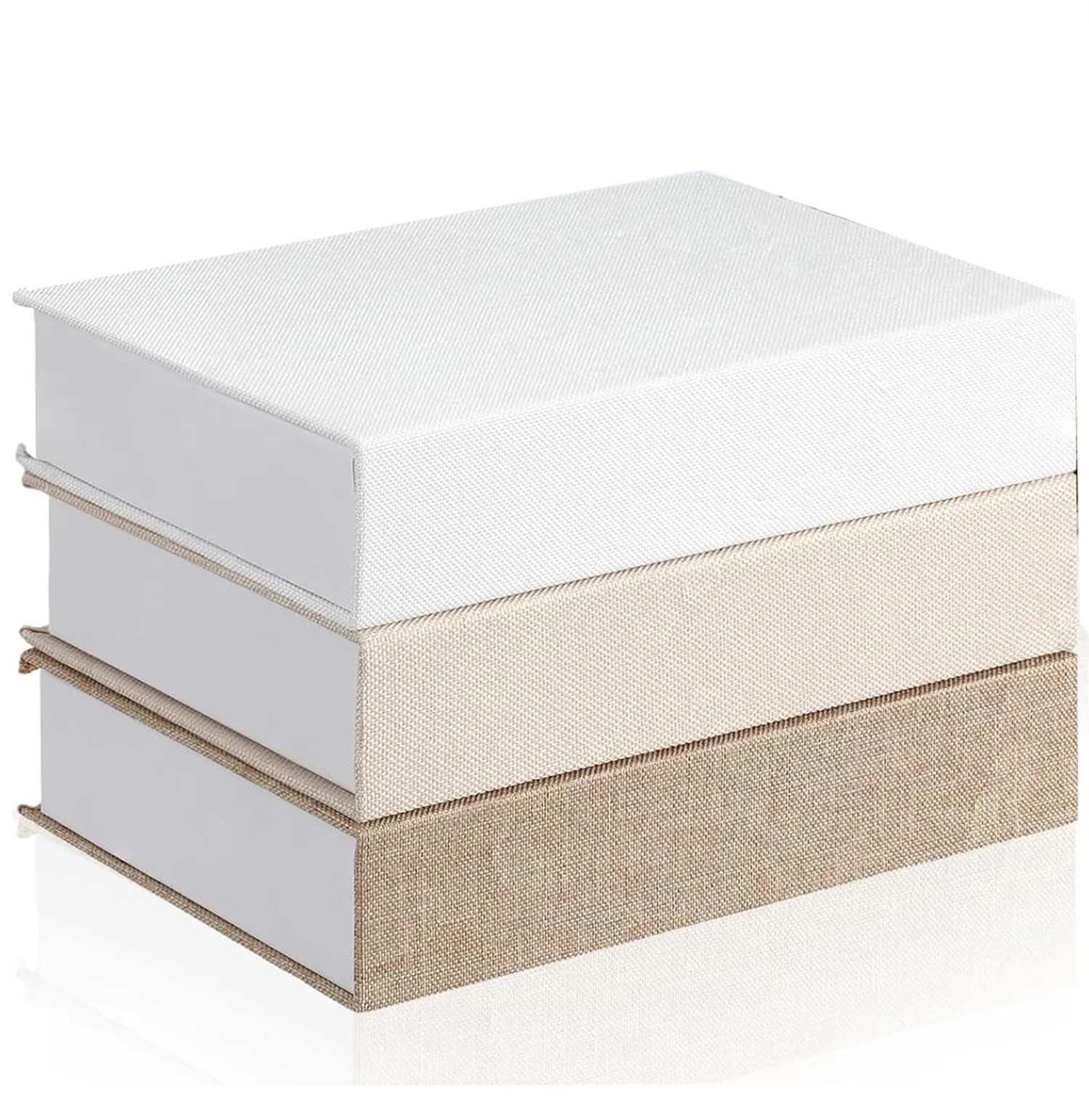 Bexikou 3 Pack Faux Books for Modern Decorative,Book Boxes Decorative Table Book for DIY Crafts S... | Walmart (US)