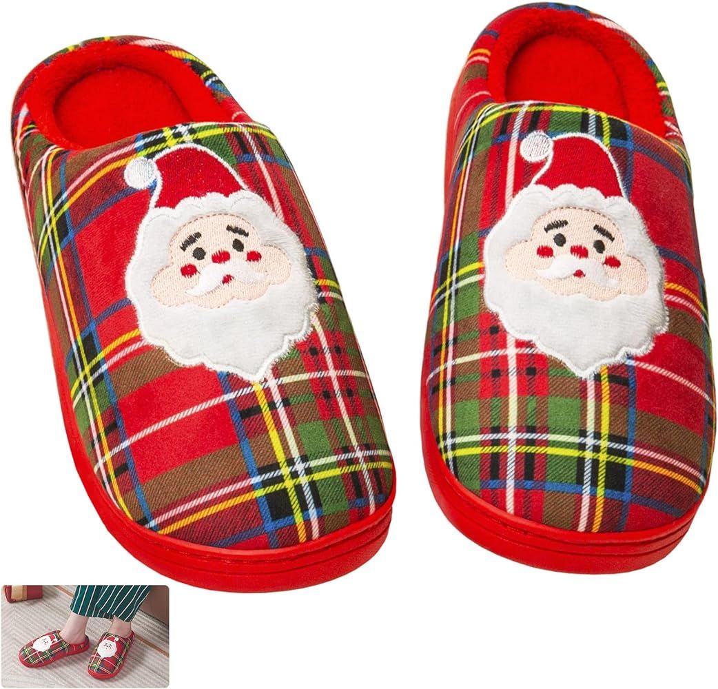 OanKhunera Christmas Slippers for Women Girl,Warm and Cozy Funny Slippers, Ladies Cute Slippers,F... | Amazon (US)
