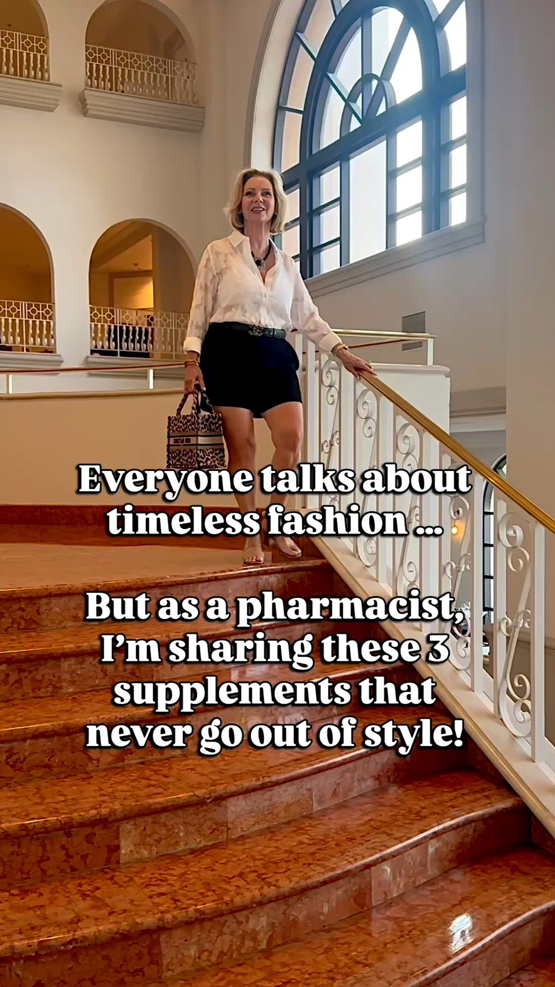 “Everyone talks about timeless fashion…
As a pharmacist I’m sharing these 3 supplements never go out of style.”



As a 61 year old pharmacist, I am all about healthy aging from the inside out! 

These supplements never go out of style! 

✨Omega 3 Fatty Acids for beautiful glowing skin, heart health, cognitive health , mood and immunity … all so very important in menopause. 

✨ A probiotic - A healthy gut is a healthy body! Gut health truly is the basis for optimal health to reduce bloating, improve immunity and even beautiful healthy skin! 

✨Magnesium- so important for cellular function to help with relaxation and also keep things ‘moving’ . 


Be sure to check with a medical professional before starting any supplement routine! This post is informational only and not medical advice!

#LTKselfcare #LTKOver40