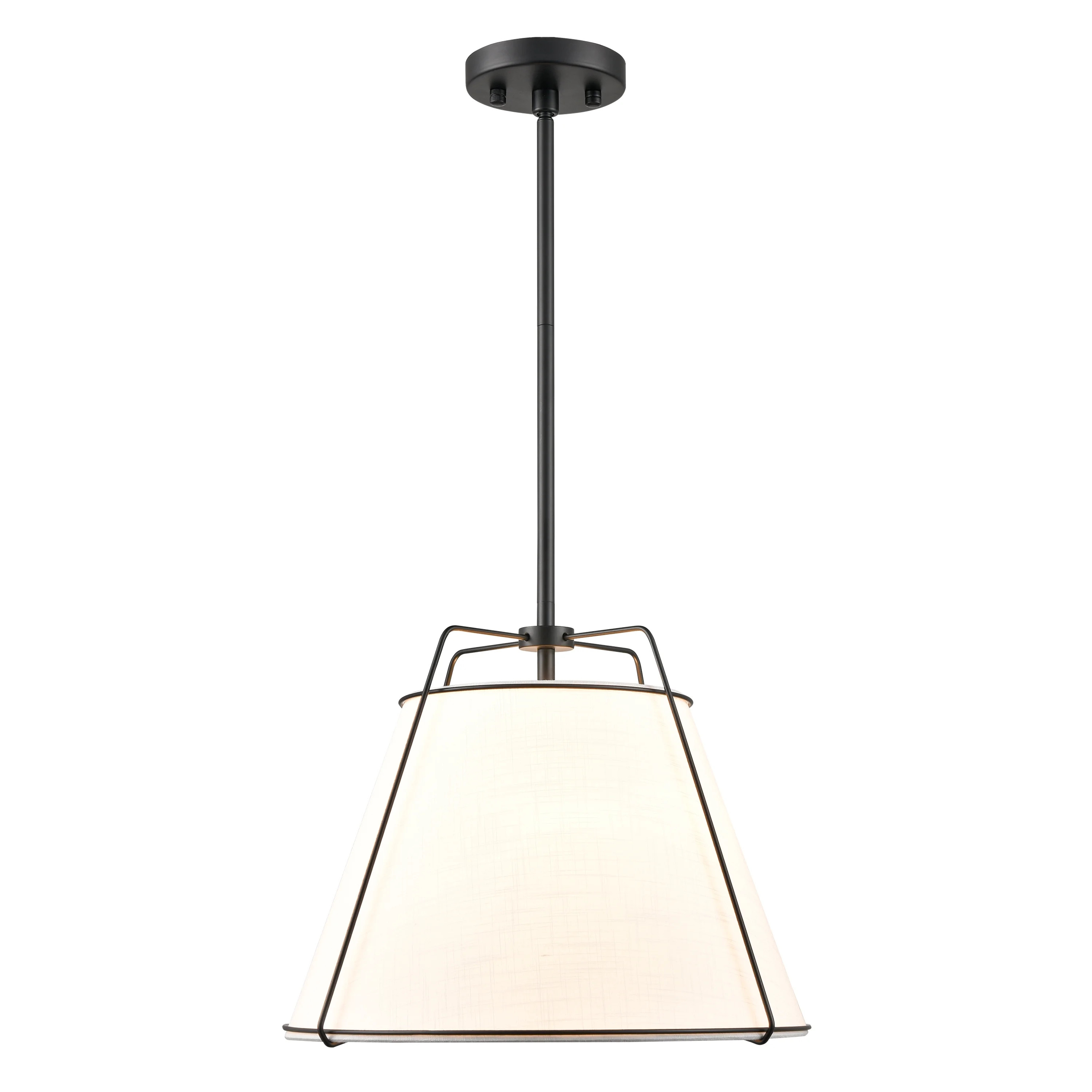 Light Society Emilio 15" Chandelier in Black/White - Walmart.com | Walmart (US)