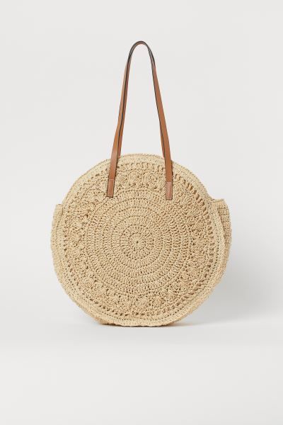 Round Straw Shopper | H&M (US + CA)