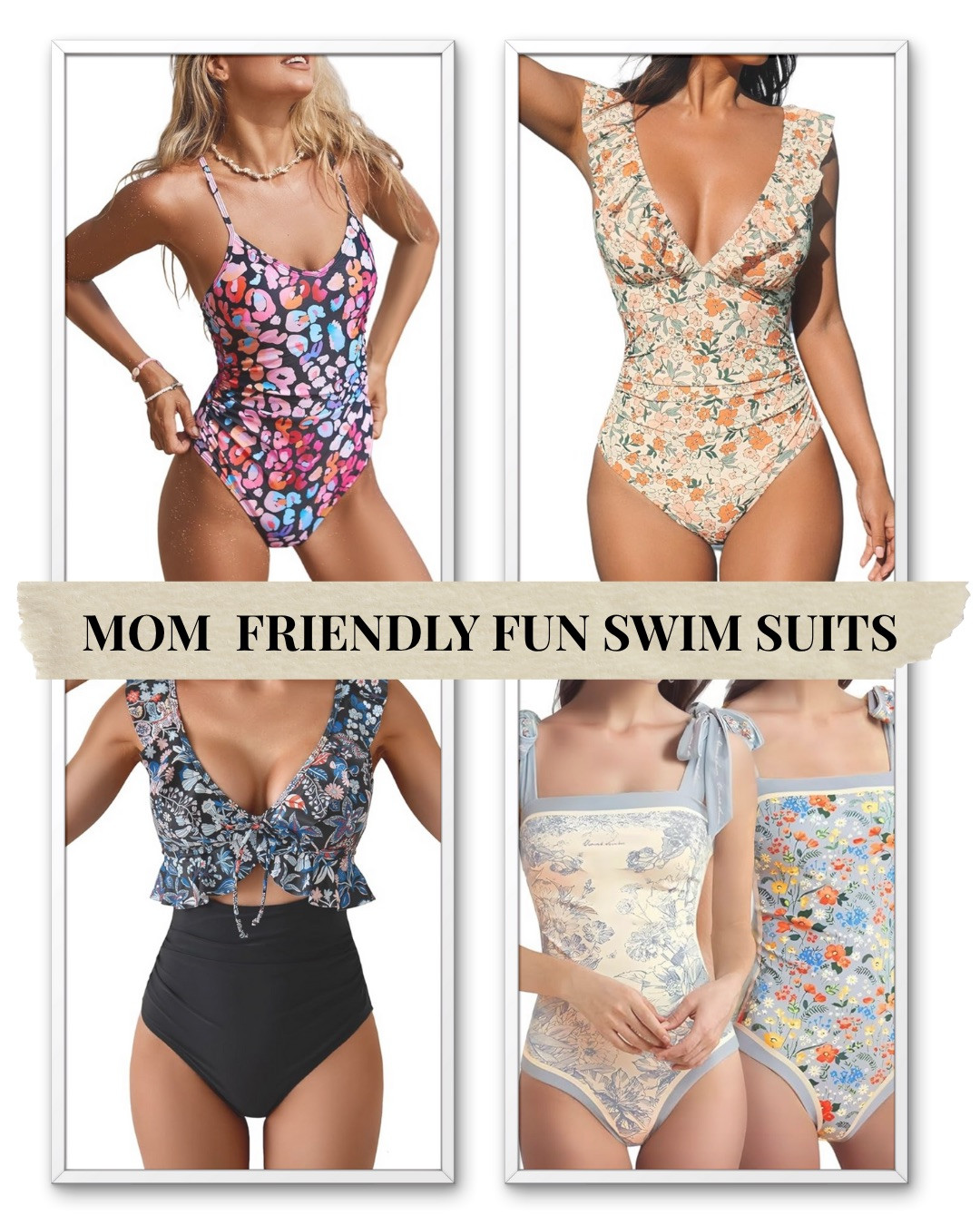 MOM FRIENDLY AND FUN SWIMSUITS 

 #LTKOver40 #LTKFindsUnder50 #LTKSwim