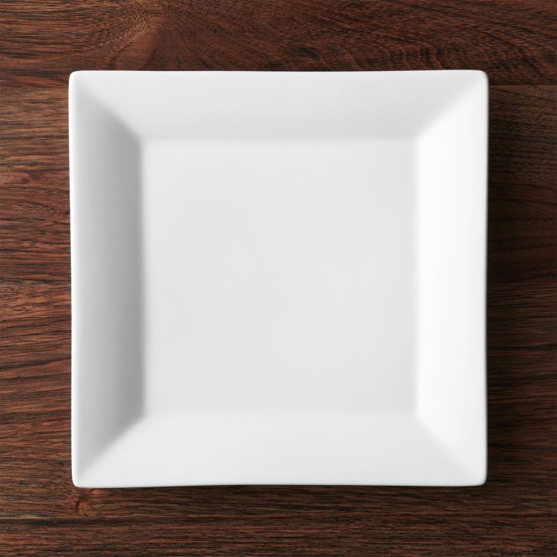 Square Rim 10.25" Plate | Crate & Barrel