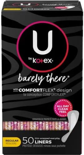 U by Kotex Barely There Thin Lines - 50 ct, Pack of 3 | Amazon (US)