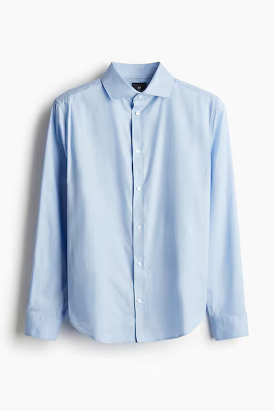 H & M - Slim Fit Shirt - Blue | H&M (US + CA)