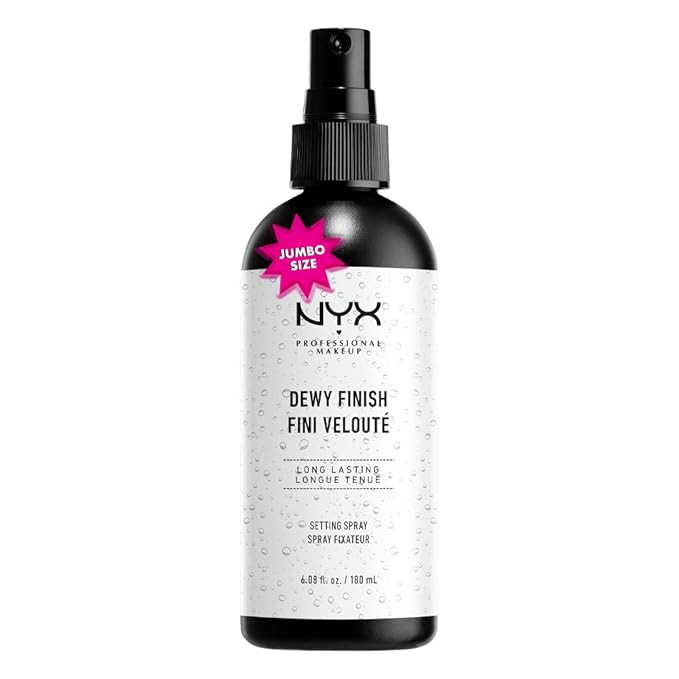 NYX PROFESSIONAL MAKEUP Makeup Setting Spray - Dewy Finish JUMBO Size, Long-Lasting Vegan Formula | Amazon (US)
