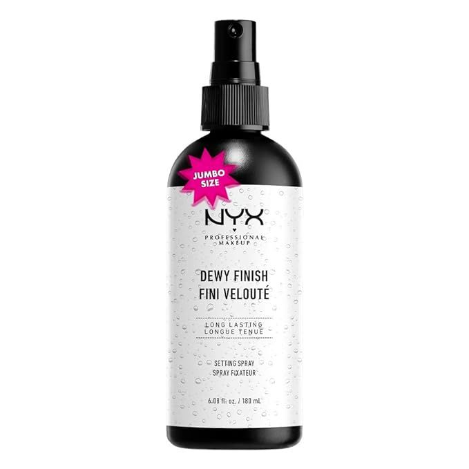 NYX PROFESSIONAL MAKEUP Makeup Setting Spray - Dewy Finish JUMBO Size, Long-Lasting Vegan Formula | Amazon (US)