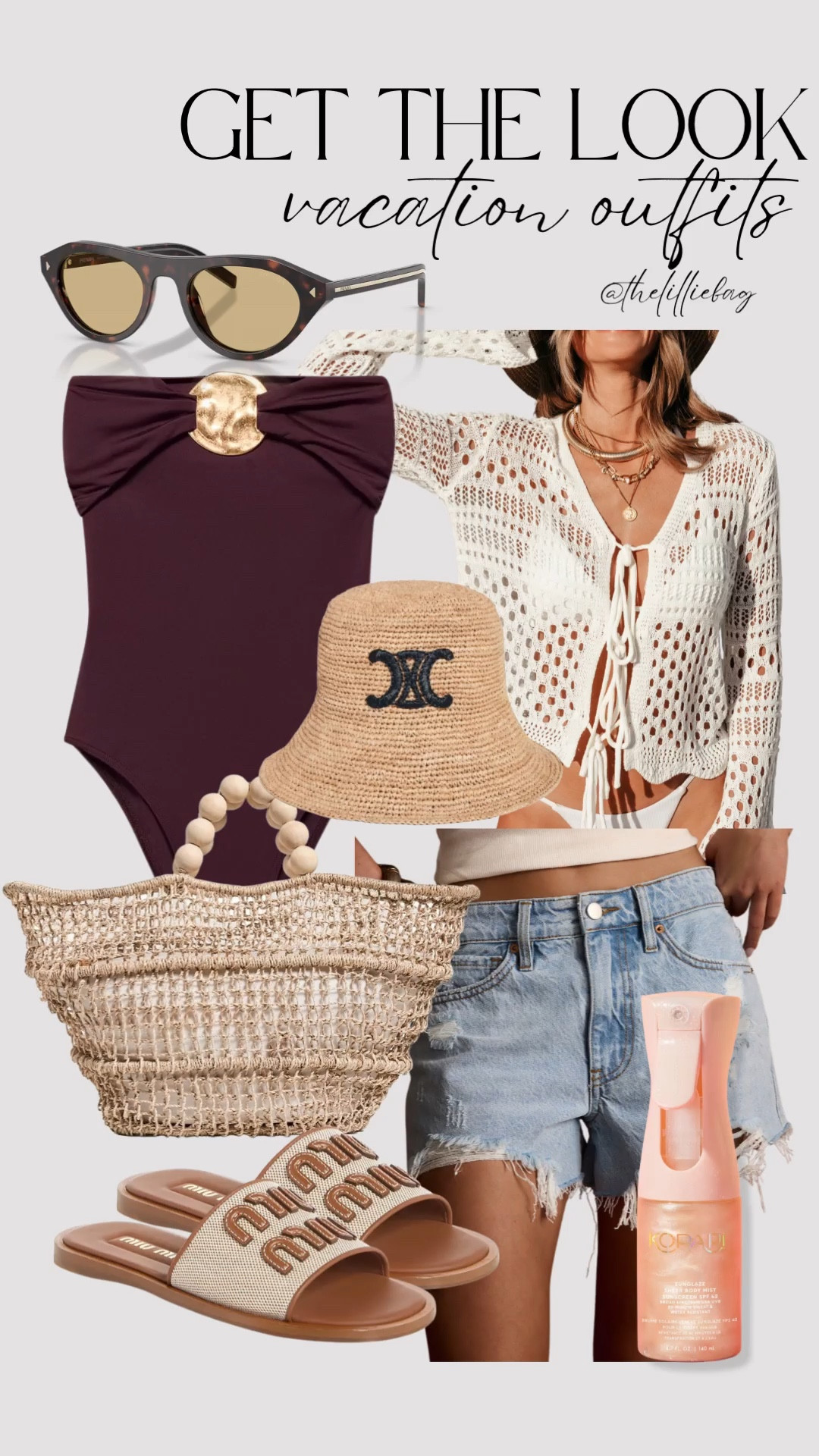 In love with this swimsuit! The detail is just stunning on! ✨✨✨


Sunglasses. Swimsuit. Vacation outfits. Vacation beach outfit. Spring break. 

#LTKootd #LTKSeasonal