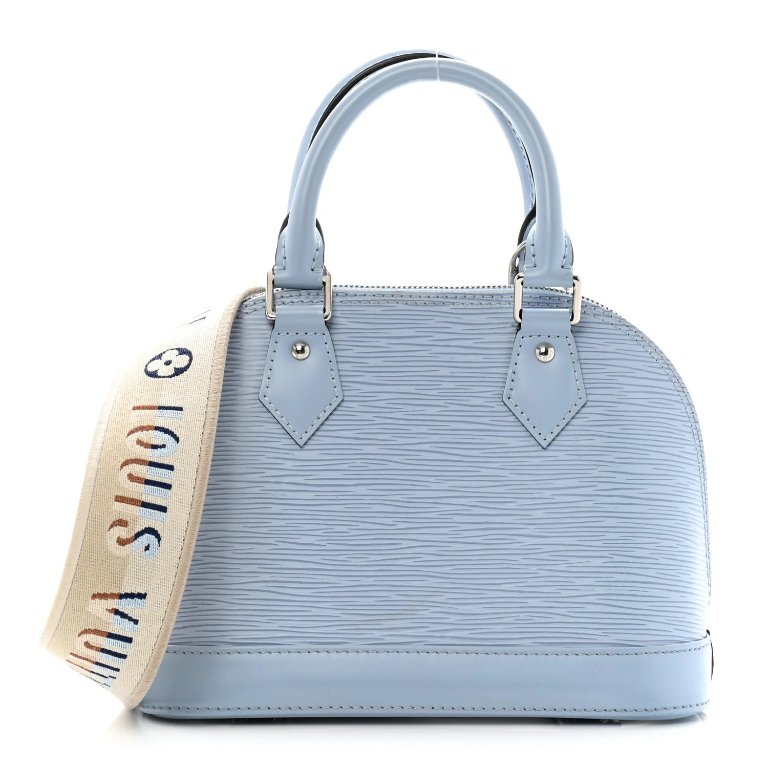 Louis Vuitton Epi Jacquard Alma BB Bleu Nuage | FASHIONPHILE (US)