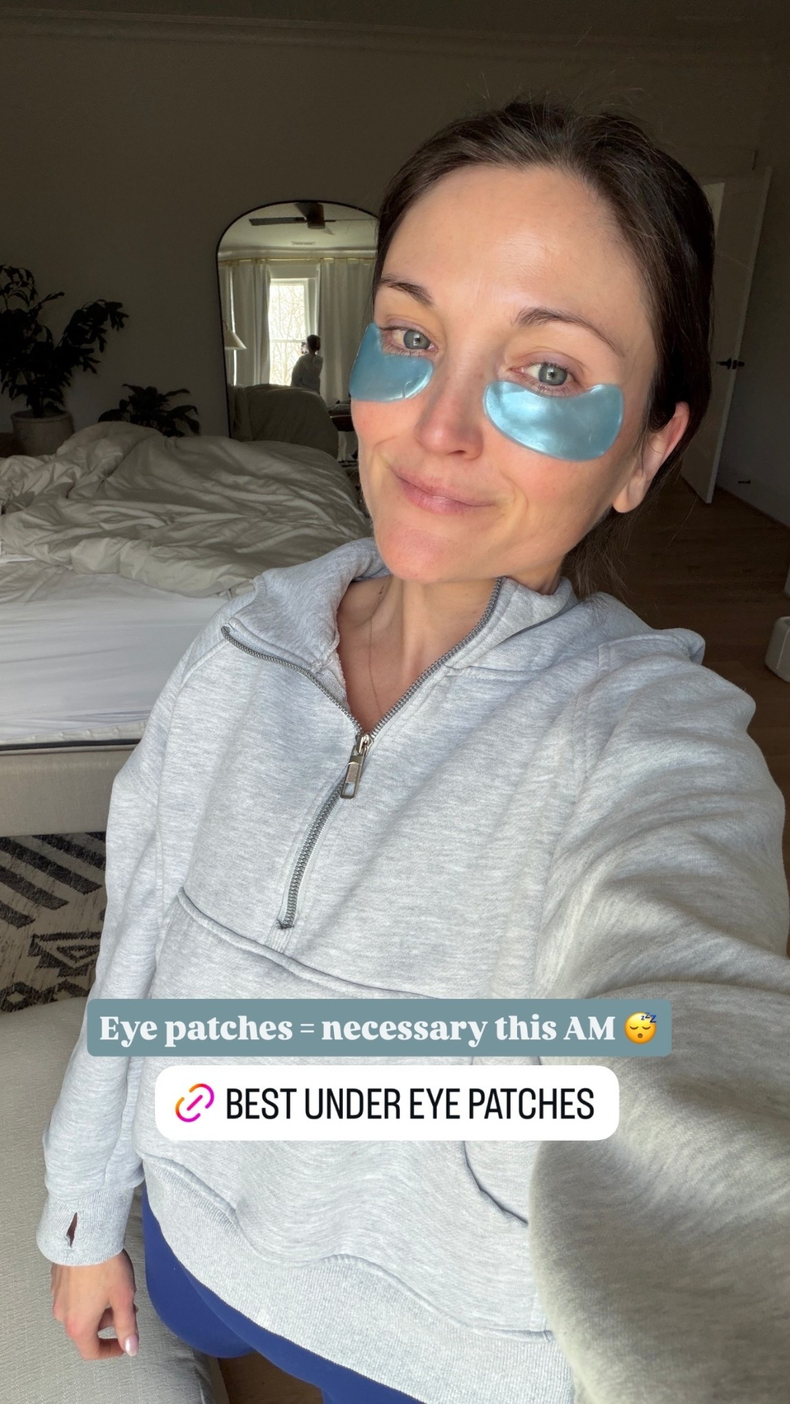 Eye patches = necessary this AM 😴