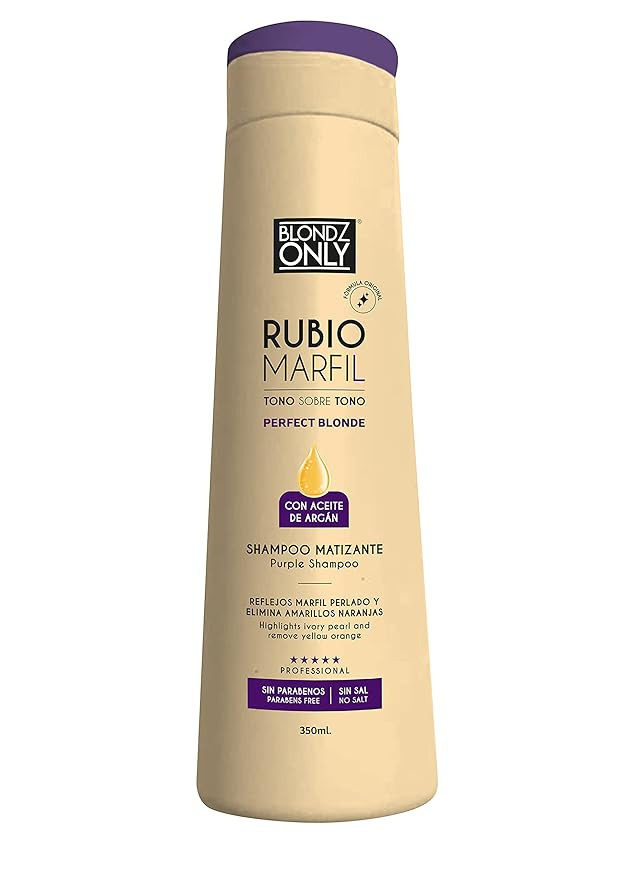 Purple Shampoo Rubio Marfil Blonde Pearl with Argan Oil Perfect Blonde (Beige) 11.8 Fluid Ounce (... | Amazon (US)