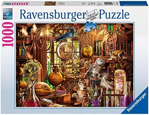 Ravensburger Merlin's Laboratory-1000 Piece Jigsaw Puzzle, Brown | Amazon (US)