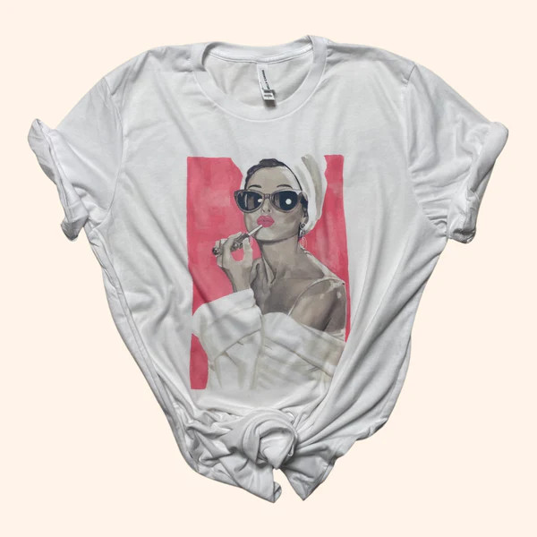 On My Way Graphic T-Shirt (Vintage Feel) | Sassy Queen