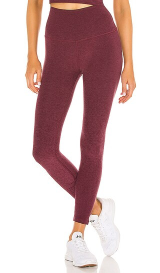 Beyond Yoga Caught in the Midi HW Legging in Wine. - size XS (also in L, M, S) | Revolve Clothing (Global)
