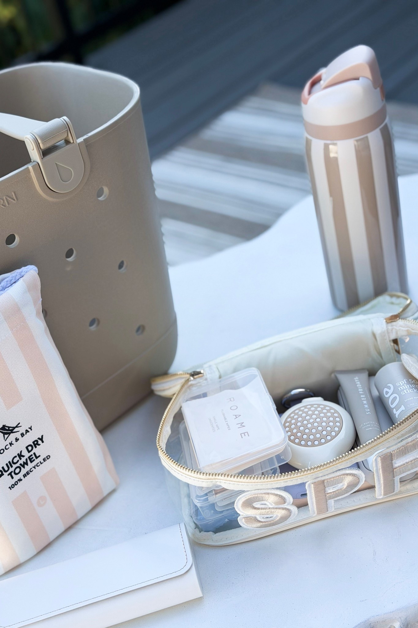 Summer essentials to survive a long day in the sun!

Summer, summertime, beach day, pool day, lake day, beach bag, toe bag, water bottle, lip balm, beach towel, SPF, clear organizer, Amazon finds 

#LTKmomlife #LTKSeasonal #LTKdayinmylife