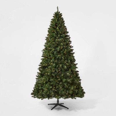 9ft Pre-lit Full Alberta Spruce Clear Lights AutoConnect Artificial Christmas Tree - Wondershop... | Target