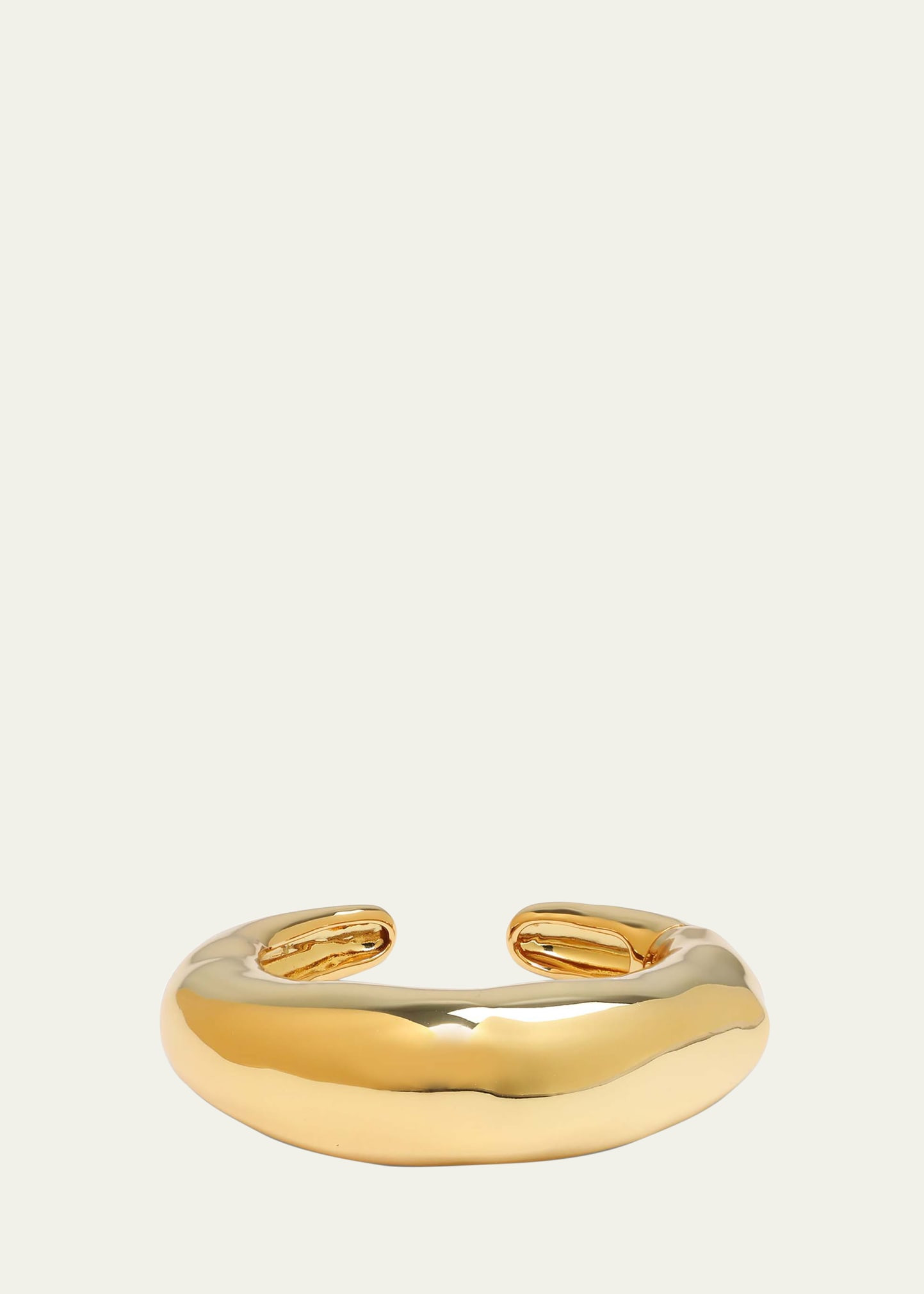 Alexis Bittar Large Molten Gold Hinged Cuff Bracelet | Bergdorf Goodman