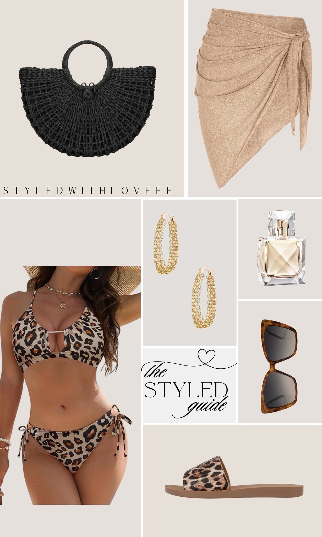 This leopard bikini is one of my favorites! The black wicker purse couldn’t go any better with this look and I love this wrong and how versatile it is with any of your bikinis. These earrings are also great and interchangeable with so many different outfits!



#LTKSwim #LTKTravel #LTKootd