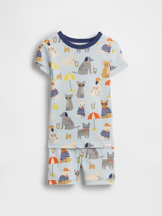 Baby & Toddler Organic Brushed Cotton Beach Dogs PJ Short Set | Gap (US)