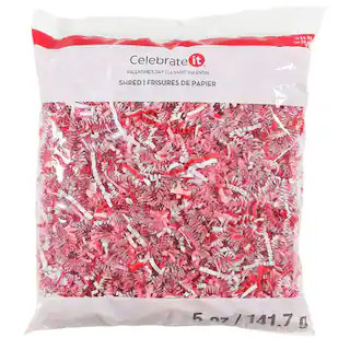 Pink, Red & White Valentine's Day Paper Shreds by Celebrate It™ | Michaels Stores